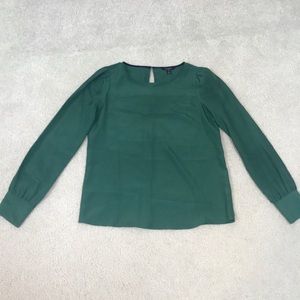 J.Crew green blouse